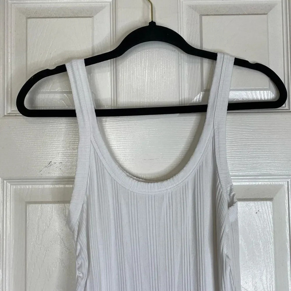VITAMIN A West Organic Rib Dress White Size Medium - Picture 5 of 10